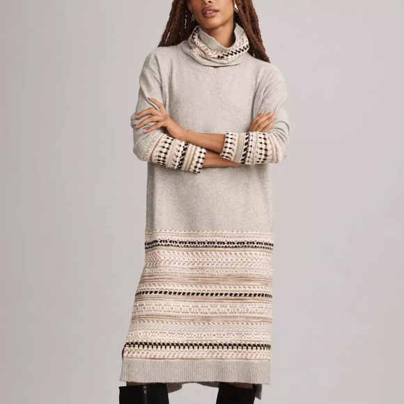 Anthropologie Dresses & Skirts - NWT Daily Practice Anthropologie Removable Turtleneck Sweater Dress Small $158